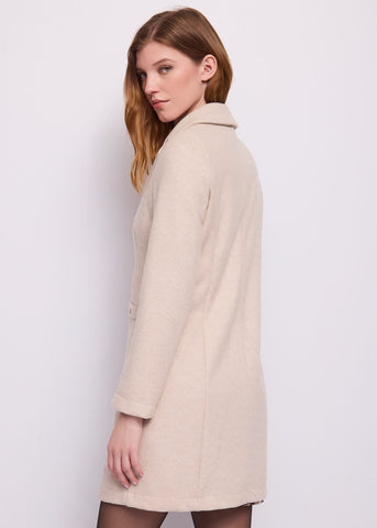 Cappotto da donna con collo a revers