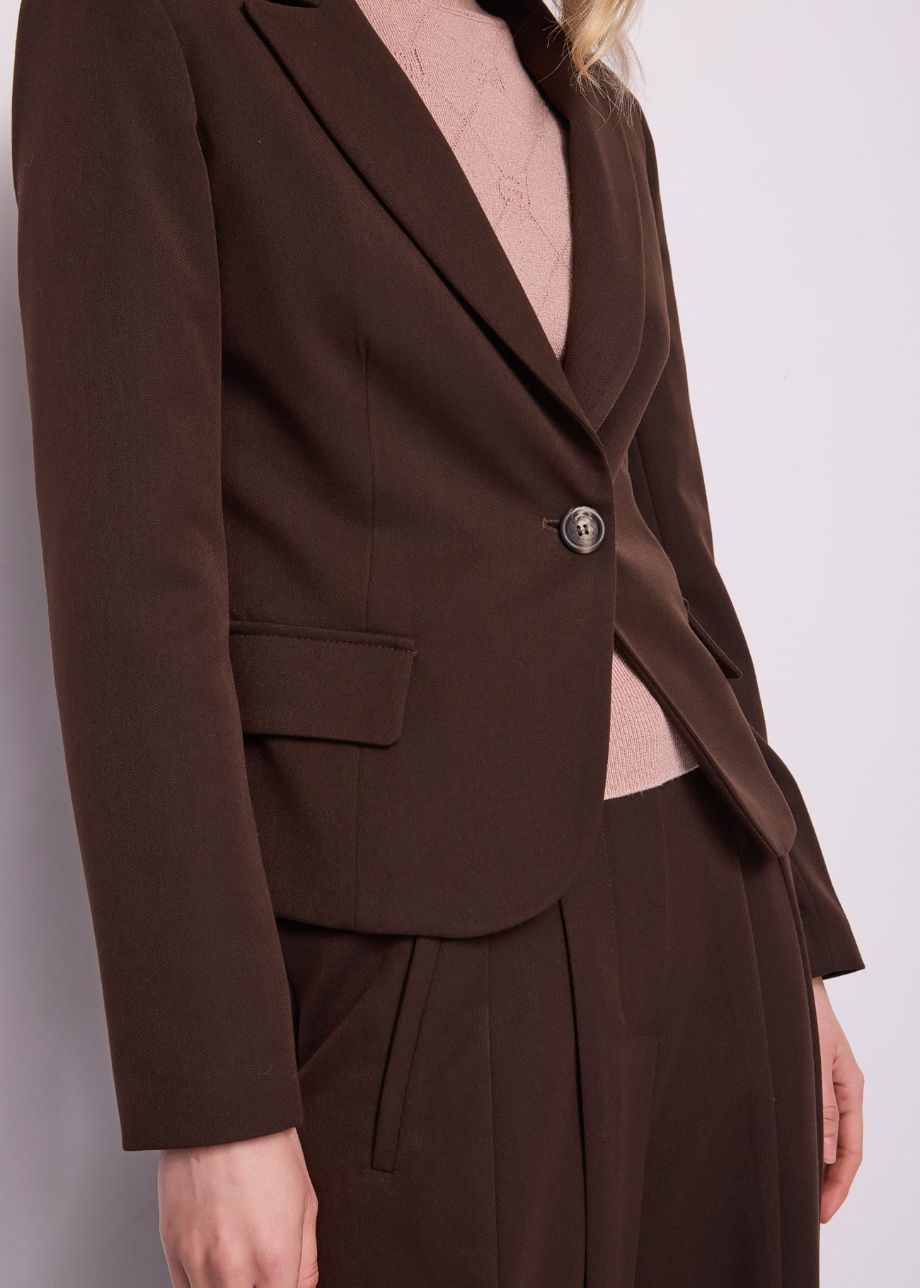 Blazer da donna in viscosa elasticizzata