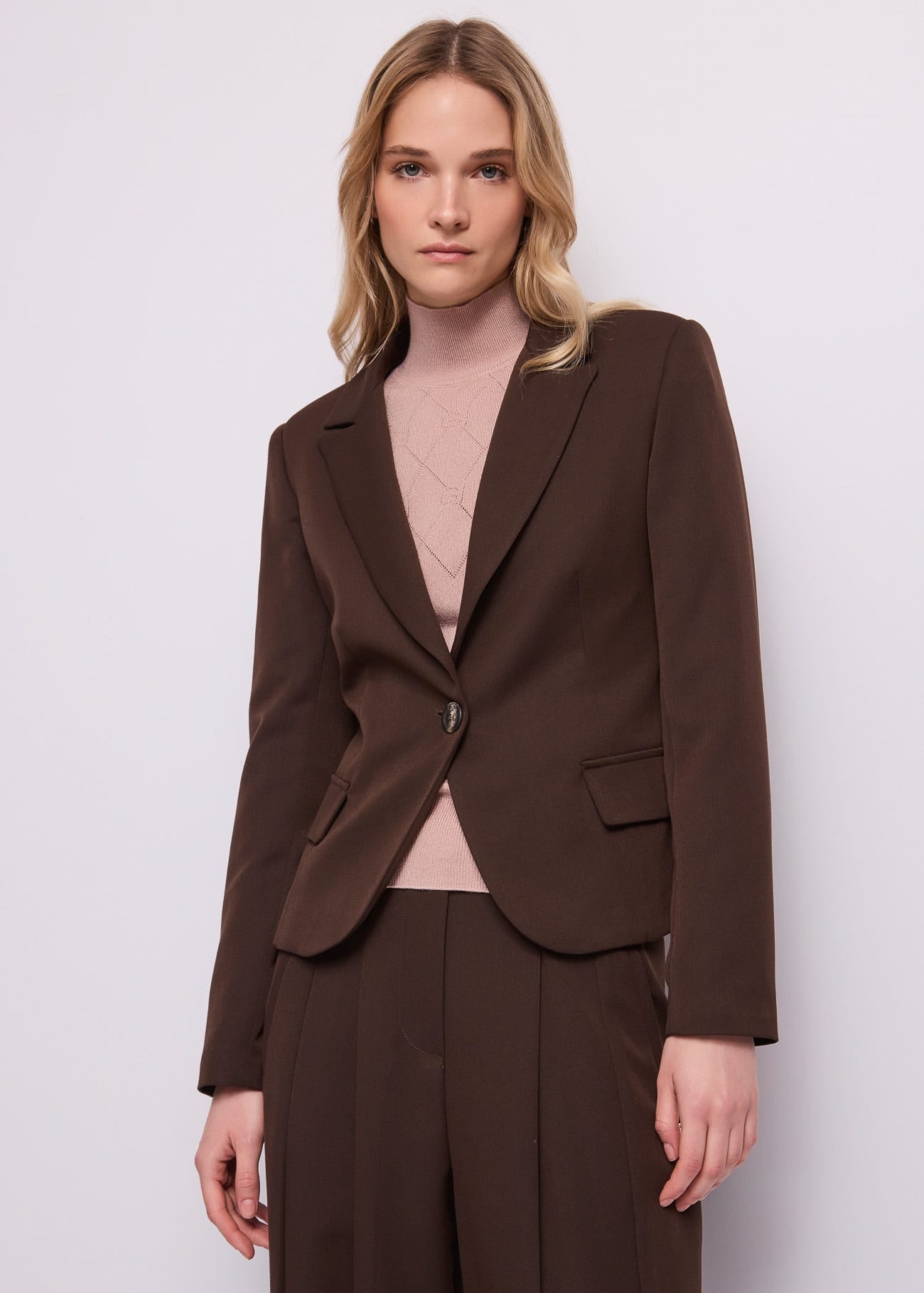 Blazer da donna in viscosa elasticizzata