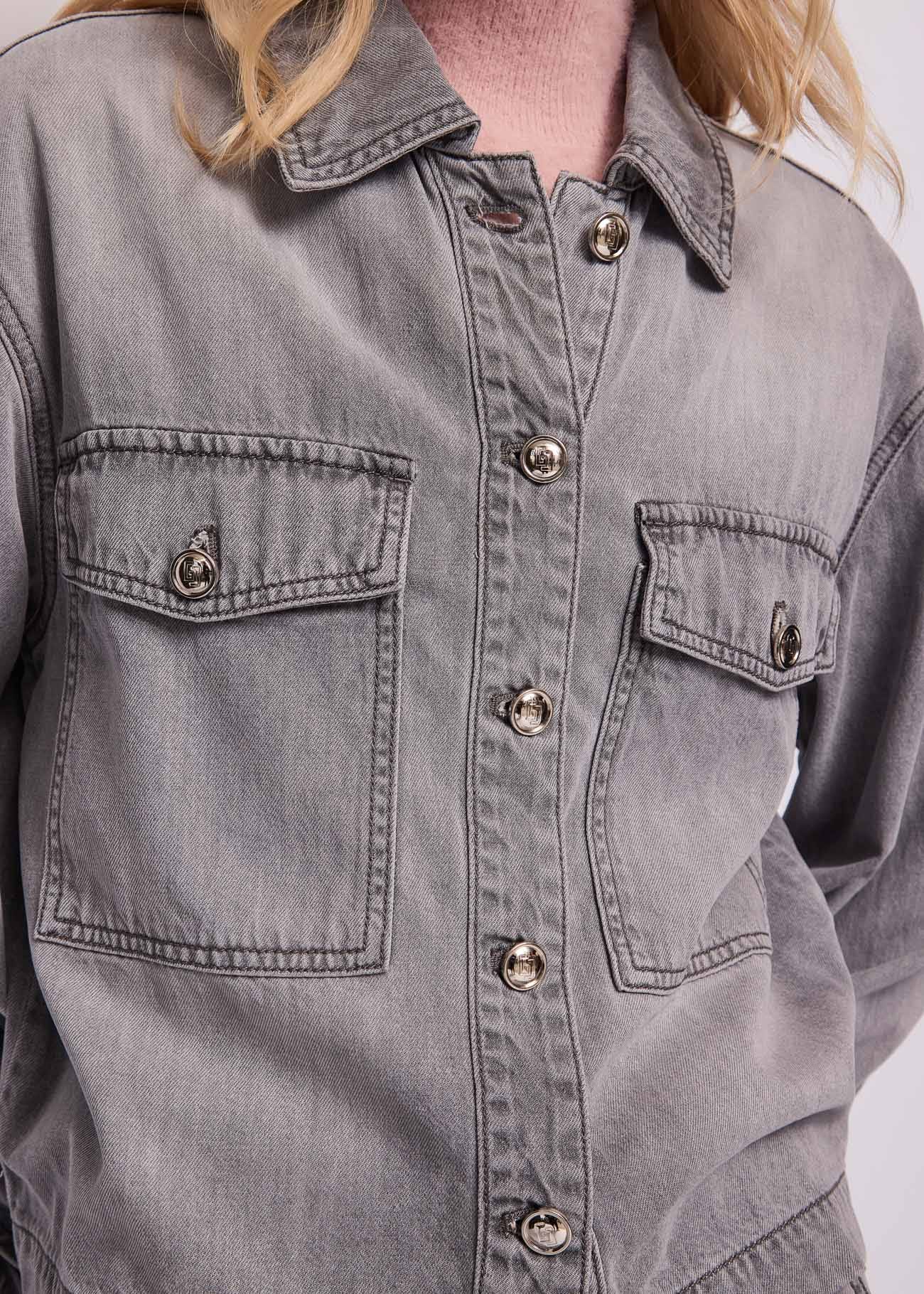 Giacca da donna in denim di cotone used