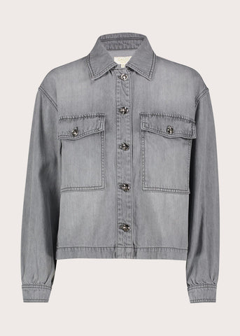 Giacca da donna in denim di cotone used