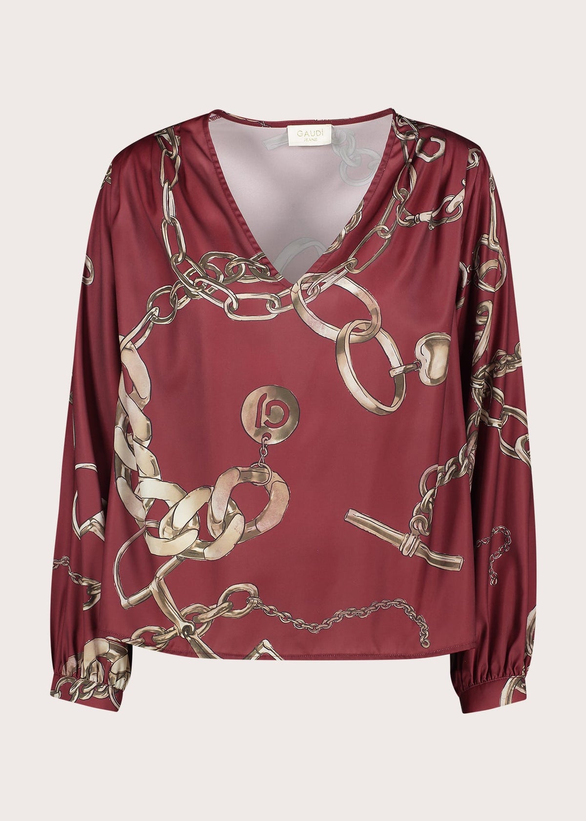Blusa con scollo a V