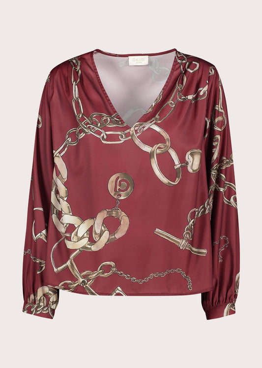 Blusa con scollo a V