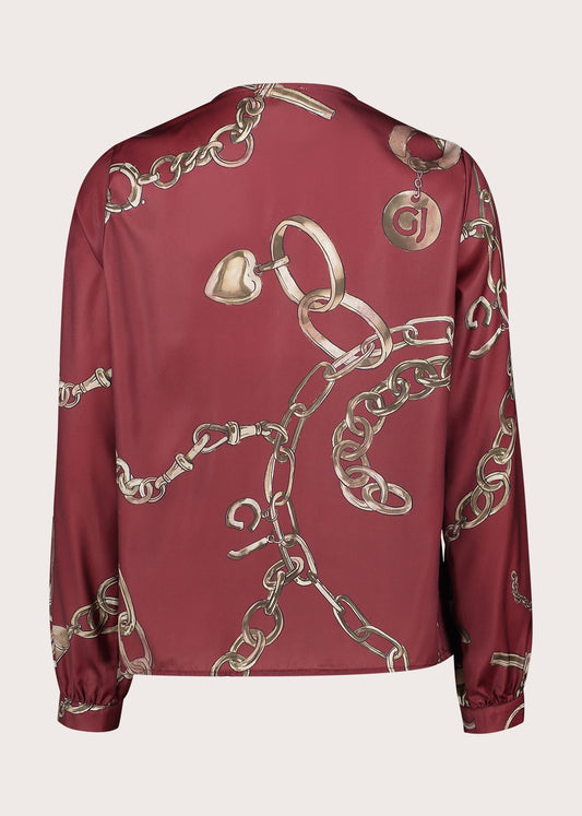 Blusa con scollo a V