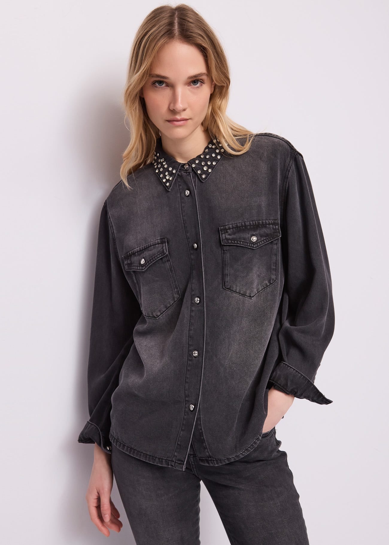 Camicia da donna in denim used