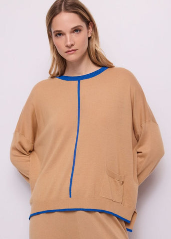 Maglia da donna in filato di lana - fronte