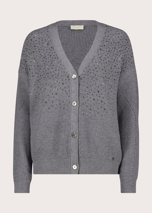 Cardigan da donna con scollo a V - Gaudì - fronte