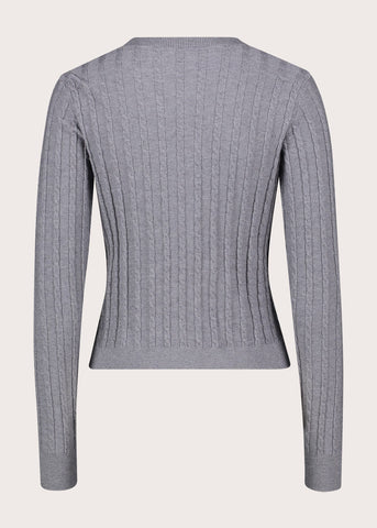Cardigan da donna con strass e bottoni