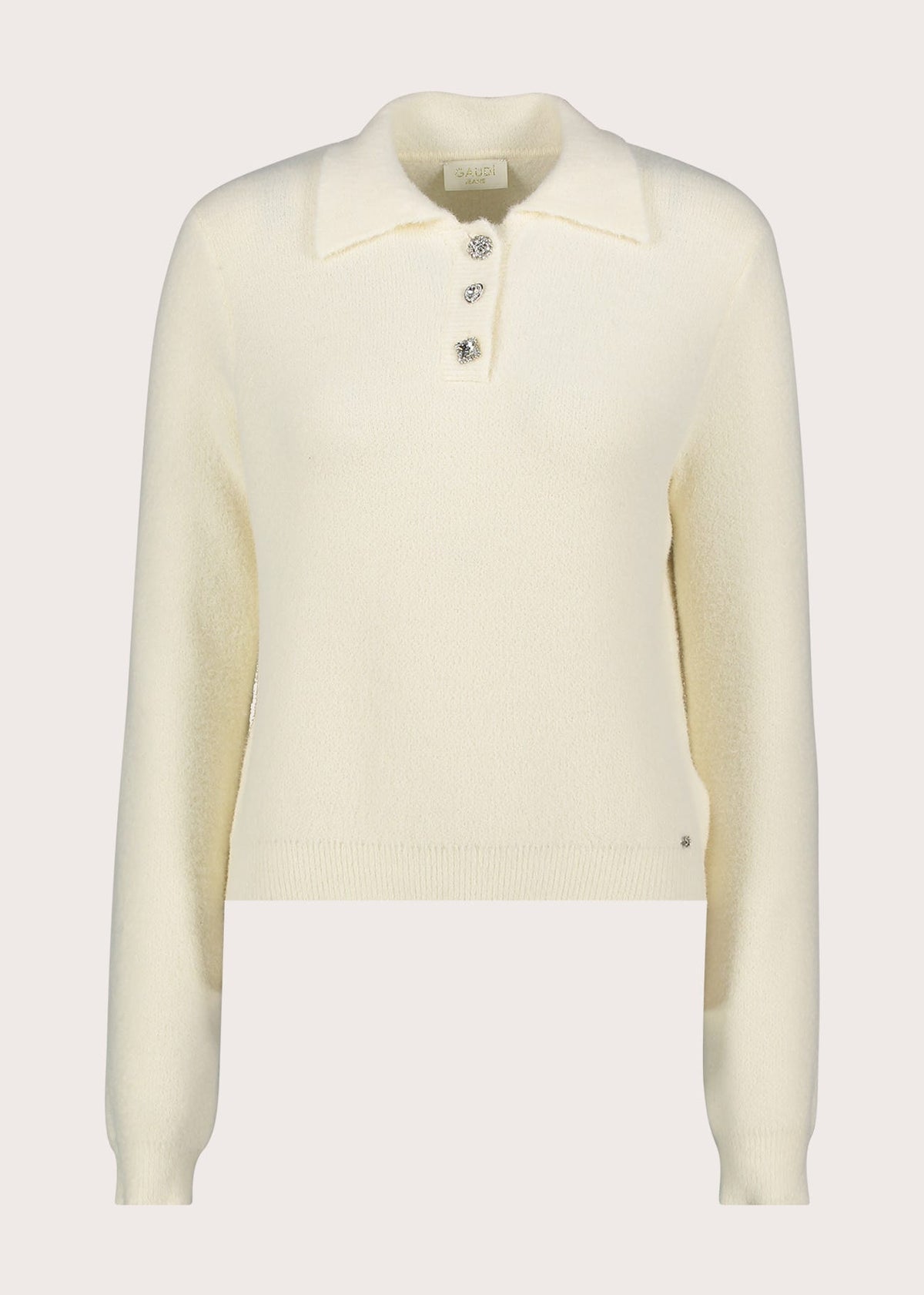 Polo da donna con bottoni gioiello
