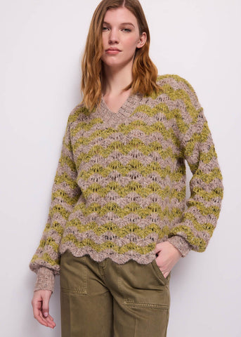 Maglione da donna effetto see-through