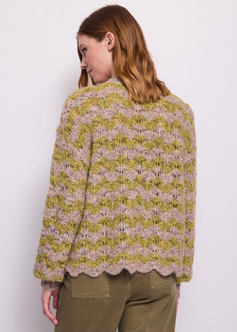 Maglione da donna effetto see-through