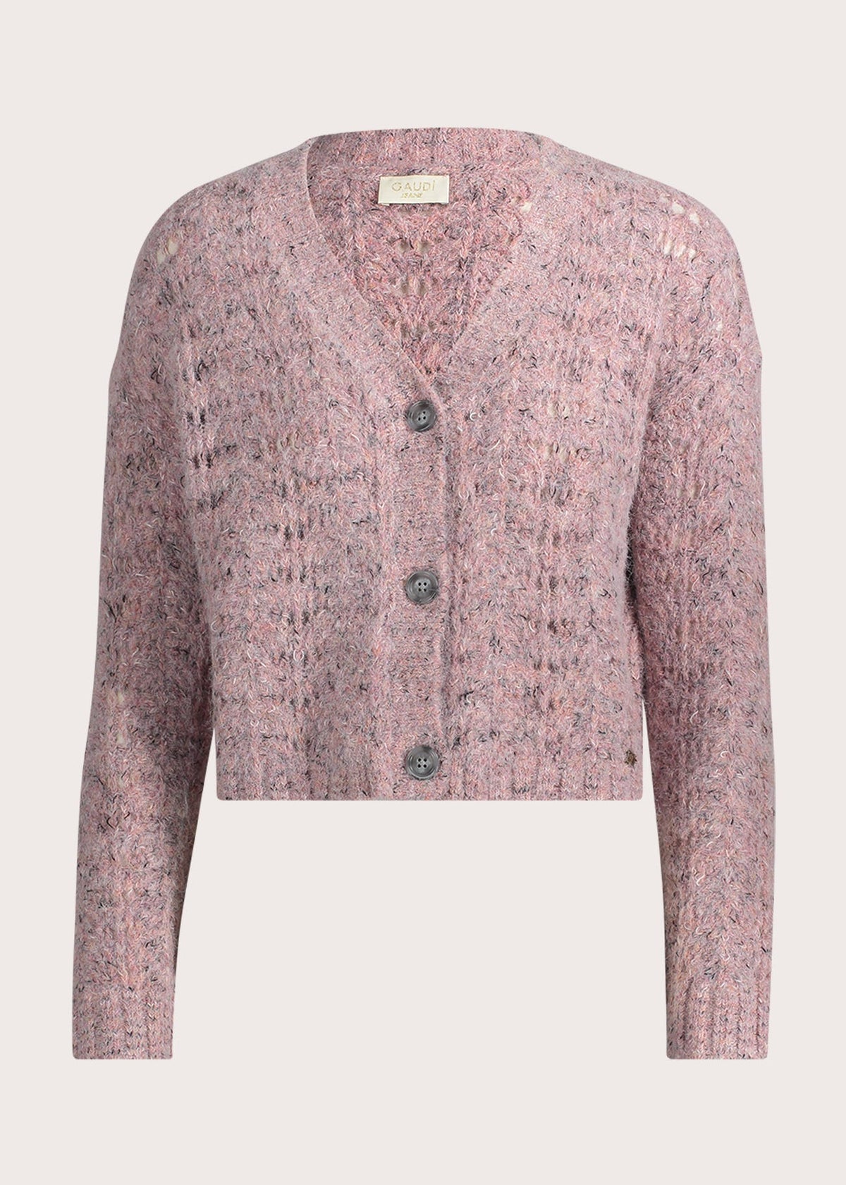 Cardigan da donna effetto see-through