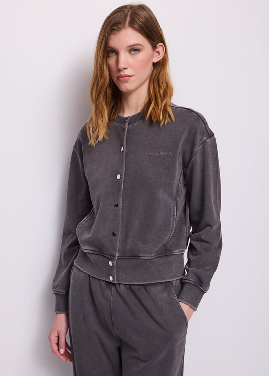 Felpa da donna in cotone con logo