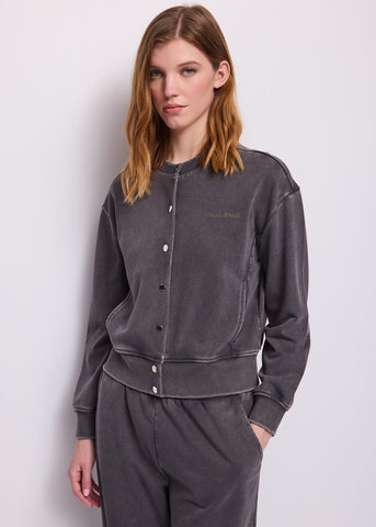Felpa da donna in cotone con logo