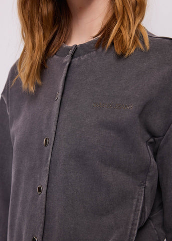 Felpa da donna in cotone con logo