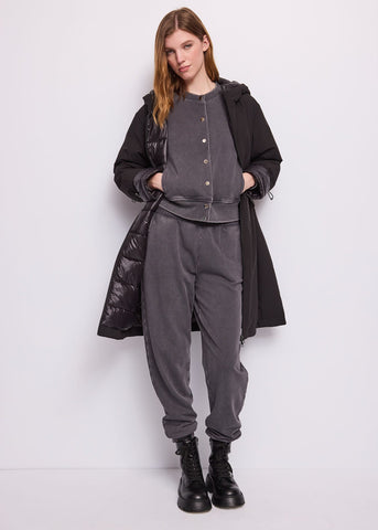 Felpa da donna in cotone con logo