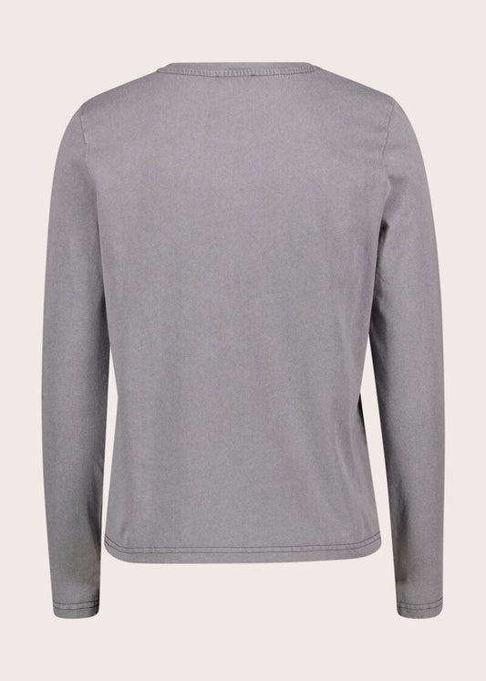 T-shirt da donna in jersey con logo - dettaglio