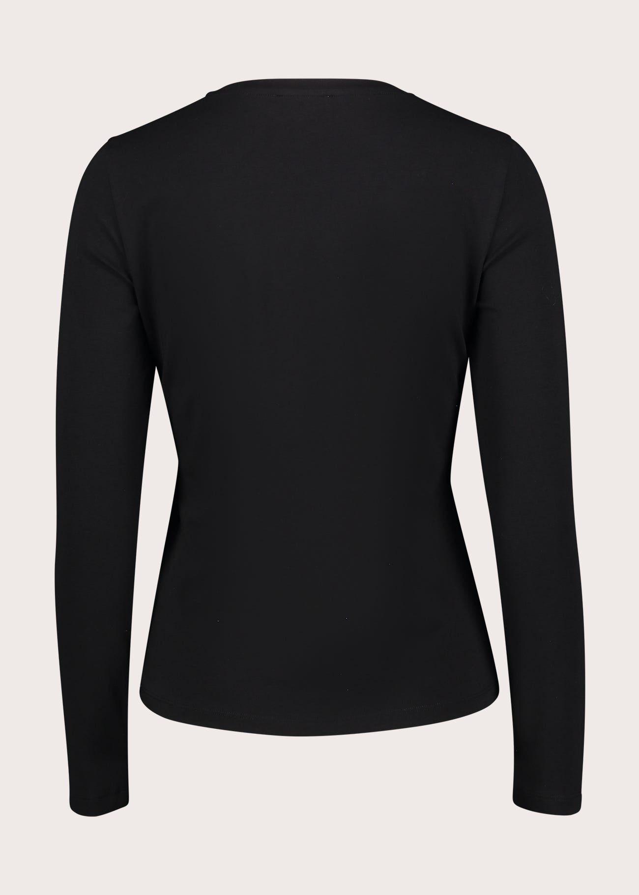 T-shirt girocollo da donna con stampa e logo