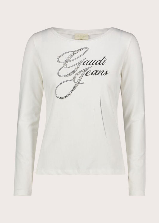 T-shirt girocollo da donna con maniche lunghe - Gaudì - fronte