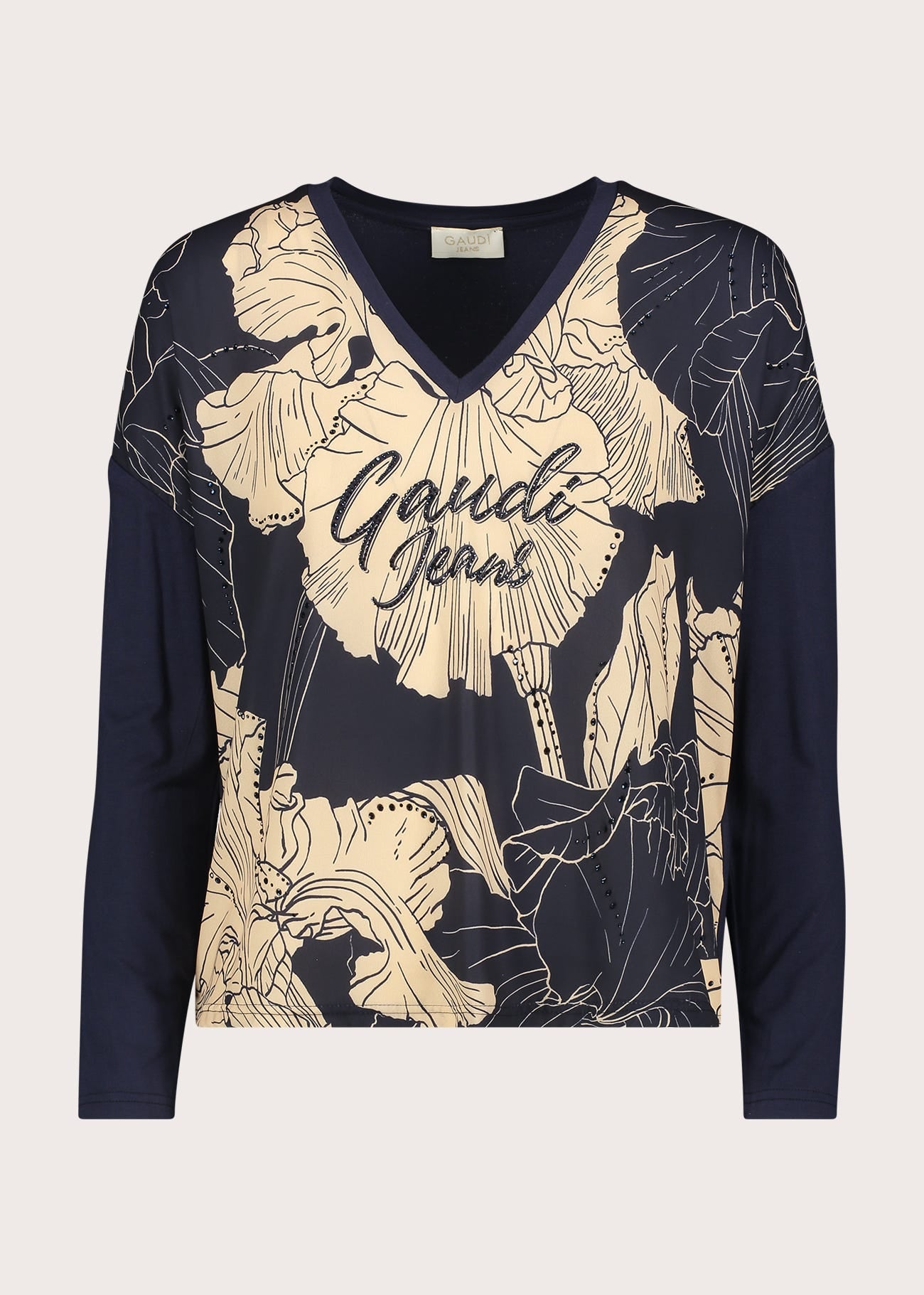 T-shirt da donna con scollo a V