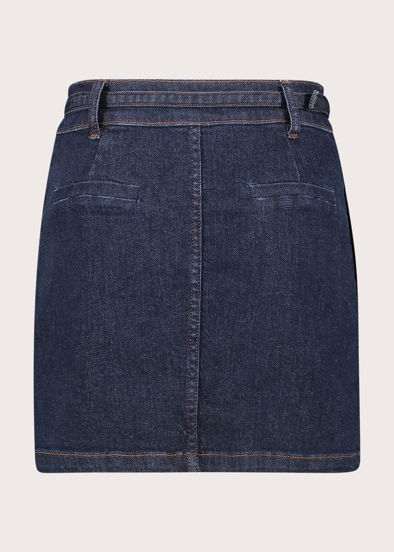 Minigonna in denim con cintura