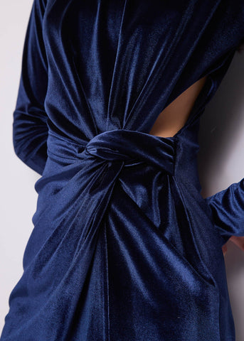Abito corto da donna con nodo