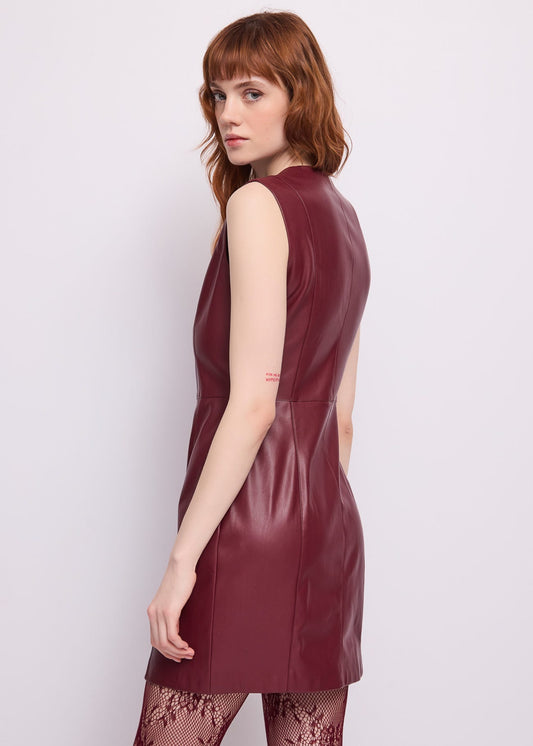 Abito corto da donna con zip