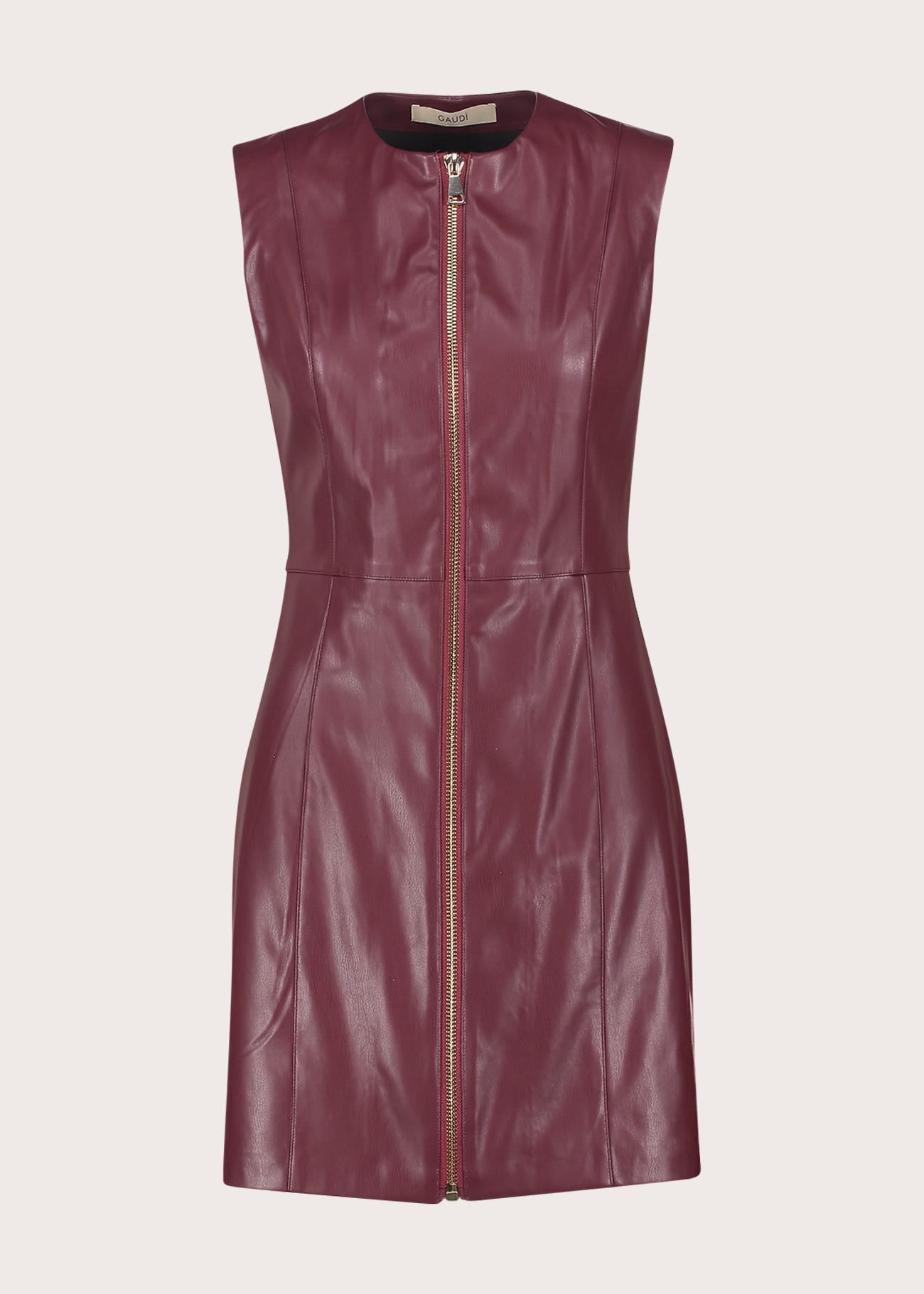 Abito corto da donna con zip