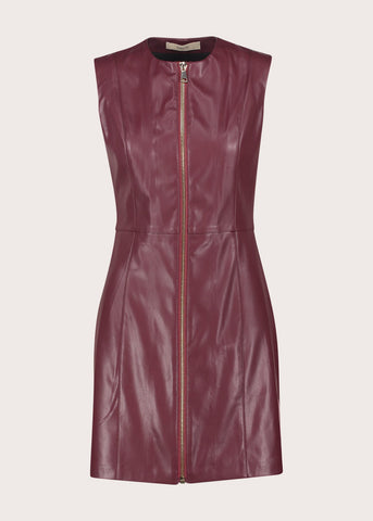 Abito corto da donna con zip