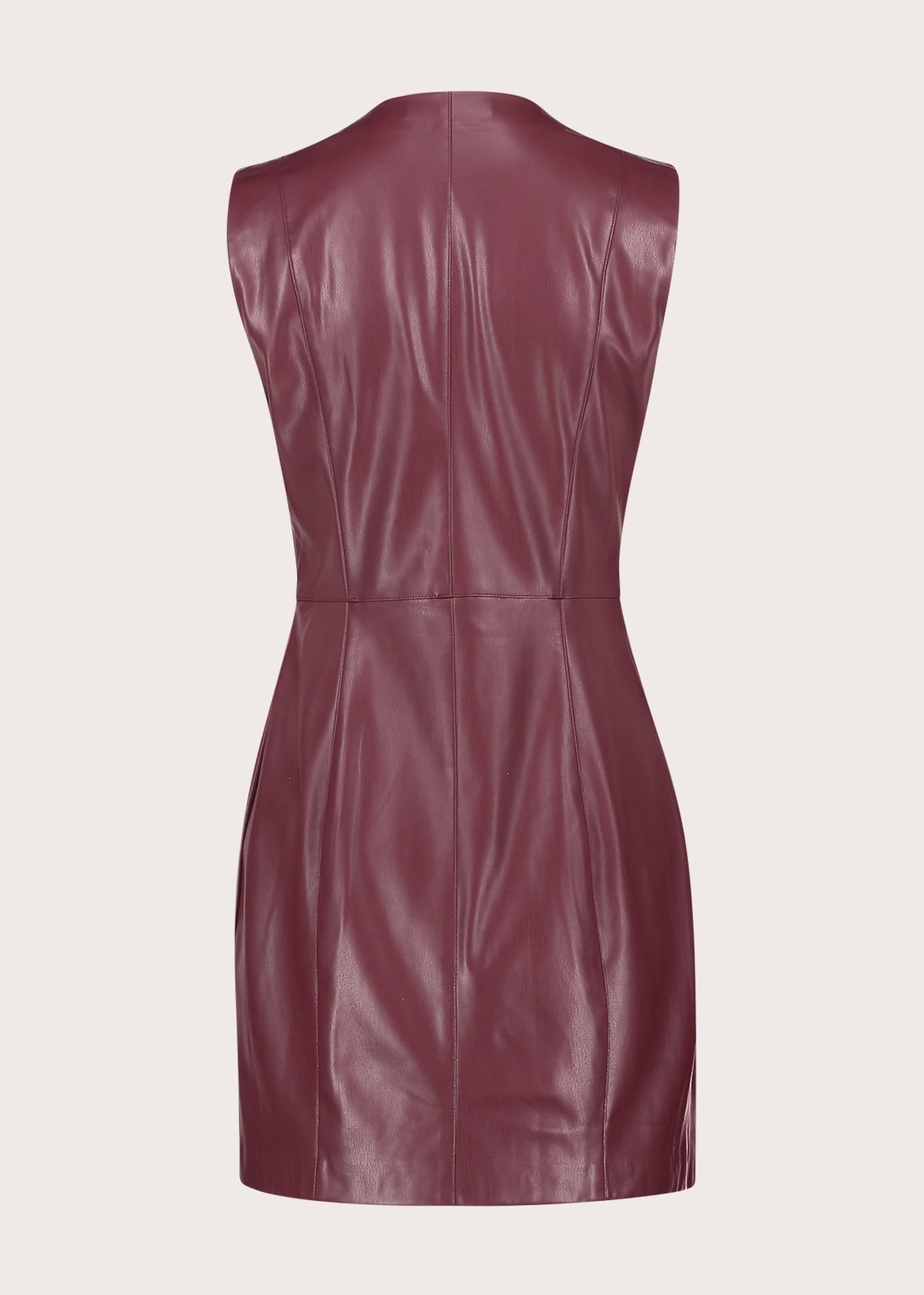 Abito corto da donna con zip