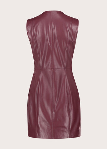 Abito corto da donna con zip