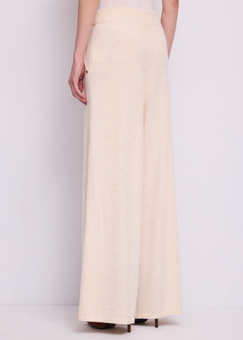 Pantaloni da donna in filato con coulisse