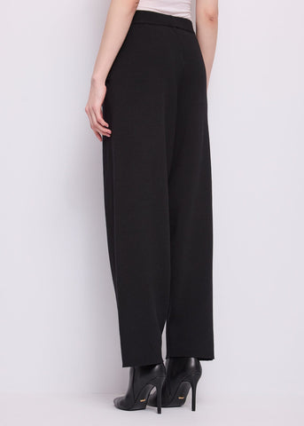 Pantaloni da donna in maglia di lana