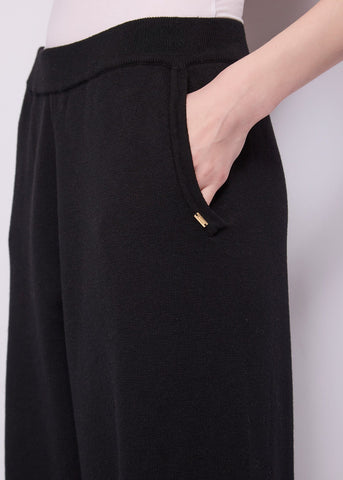 Pantaloni da donna in maglia di lana