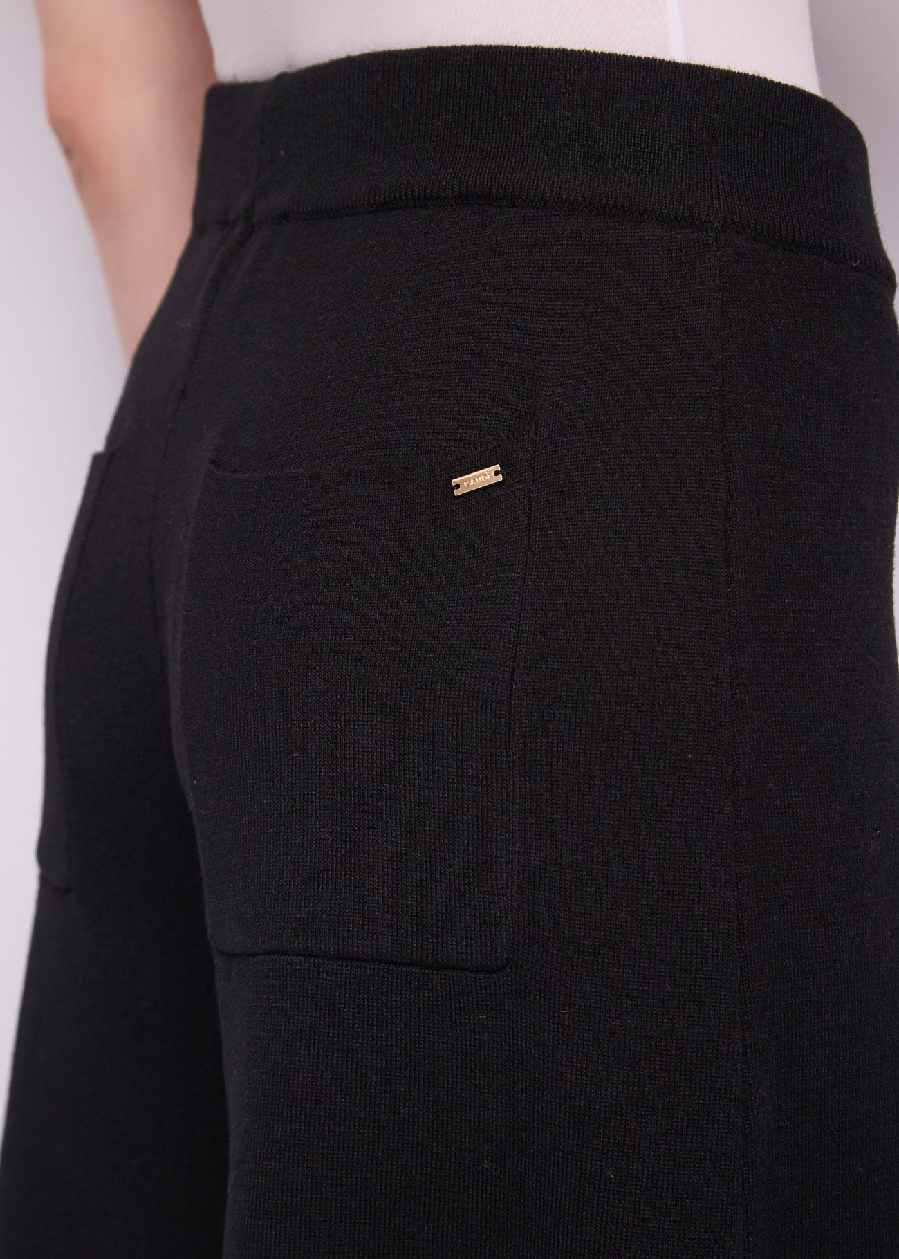 Pantaloni da donna in filato di lana