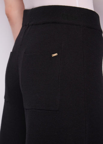 Pantaloni da donna in filato di lana