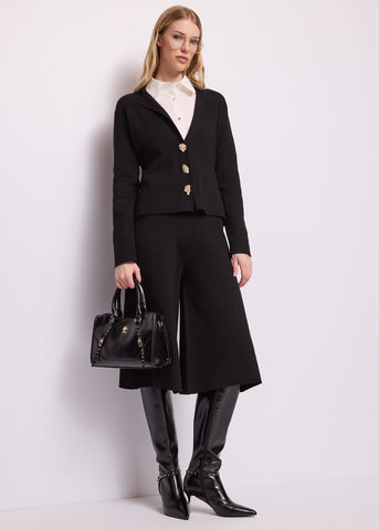 Pantaloni da donna in filato di lana