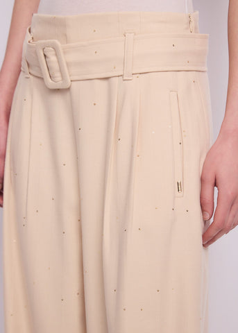 Pantaloni da donna con pinces e cintura