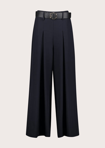 Pantaloni a palazzo da donna con cintura