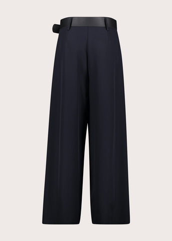 Pantaloni a palazzo da donna con cintura