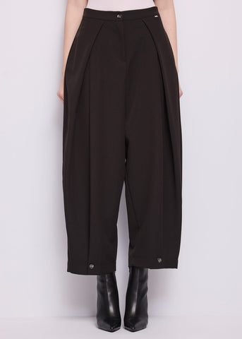Pantaloni da donna con piega e tasche