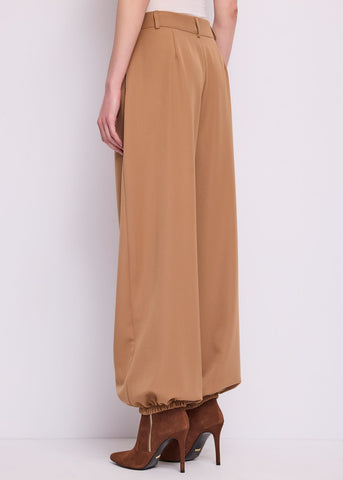 Pantaloni da donna in viscosa con elastico
