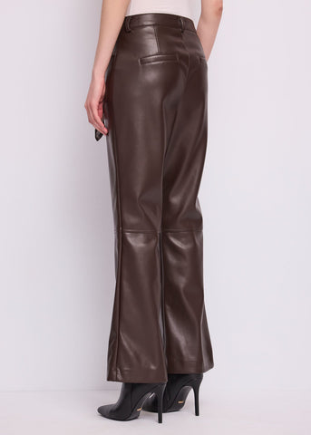 Pantaloni flare cropped da donna con foulard