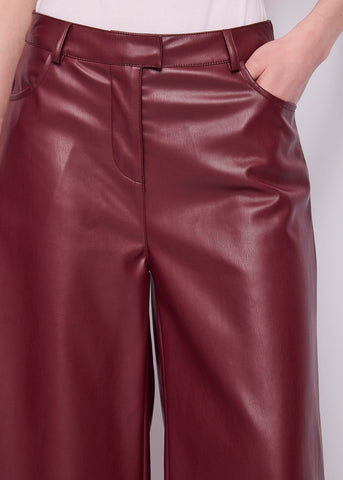 Pantaloni da donna effetto pelle