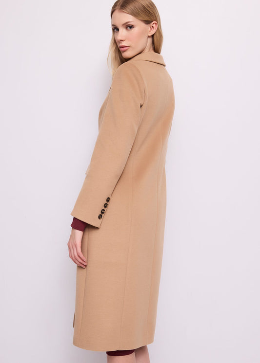 Cappotto monopetto da donna in viscosa
