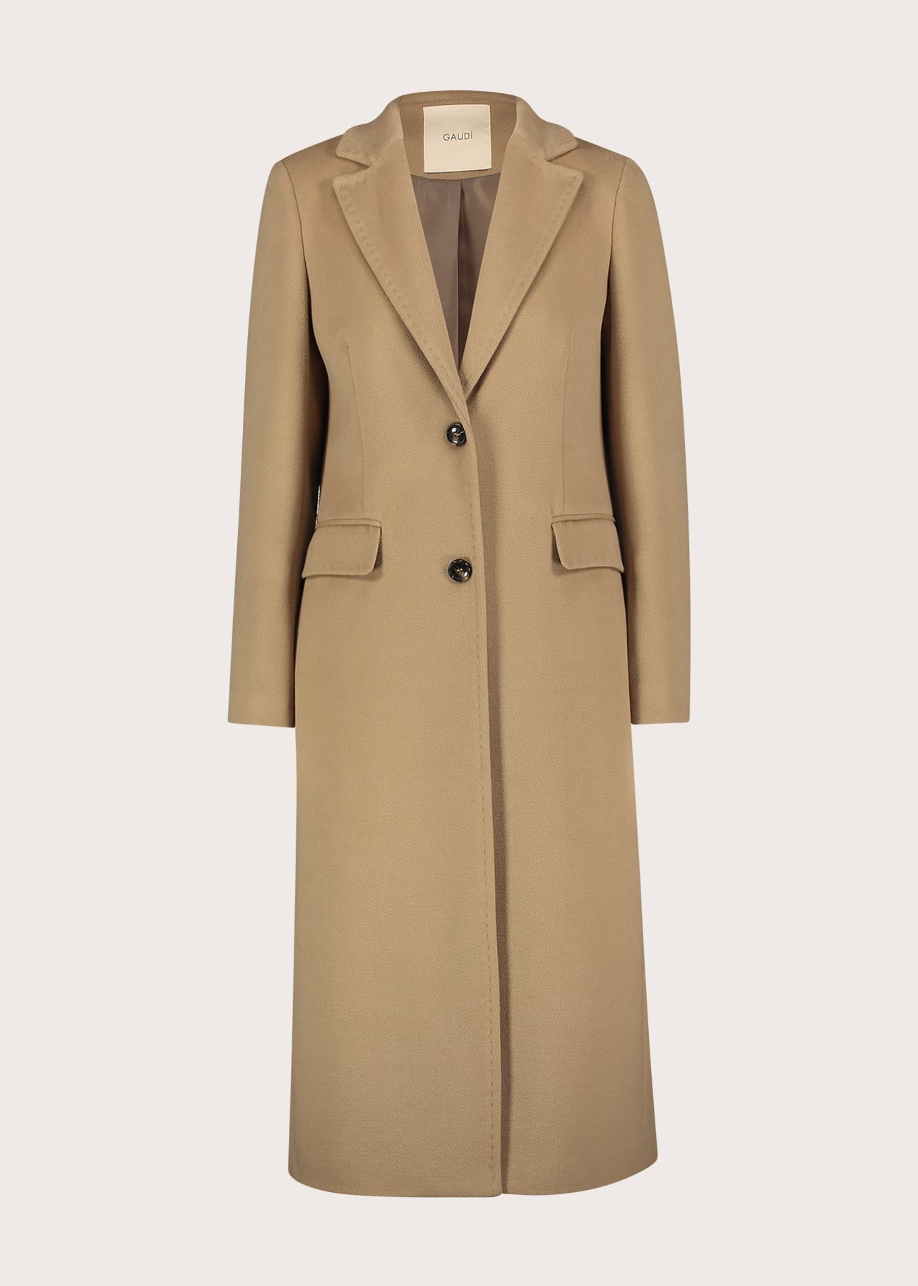 Cappotto monopetto da donna in viscosa