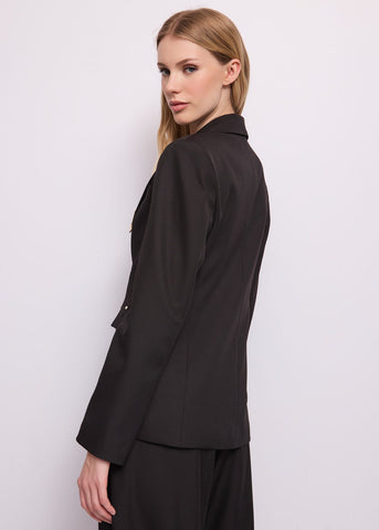 Blazer monopetto da donna con spille