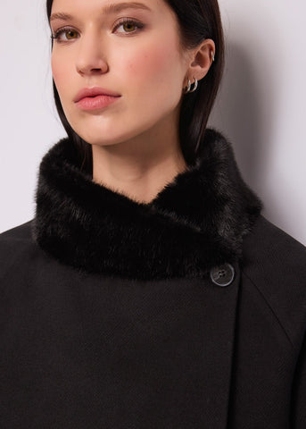 Cappotto corto da donna in viscosa