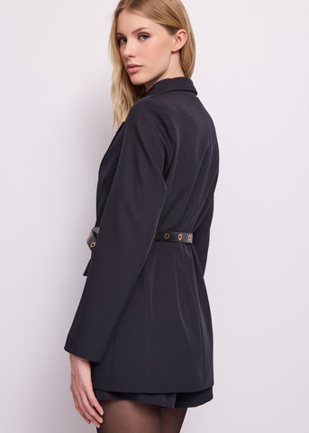 Blazer da donna con spilla gioiello