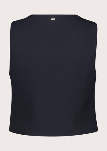 Gilet monopetto da donna con scollo a V